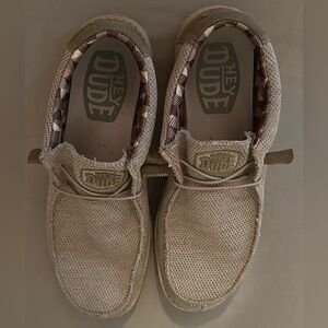 Hey Dude Light Brown Textured Loafers